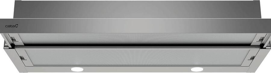 Inbouw Afzuigkap RVS 77 cm met Dubbele Zuigstand en Stille Motor Energieklasse C