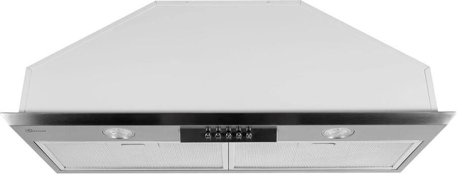 Inbouw Afzuigkap Ventilatiemodule Plafondluik Keuken Lucht Zuiveren 1000m³ u Krachtige Motor 70 cm Breed Roestvrij Staal