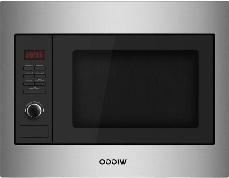 Inbouw Combi Magnetron Hetelucht Oven Grill Snel Maaltijden Bereiden 10 Automatische Programma's 25 Liter Zwart