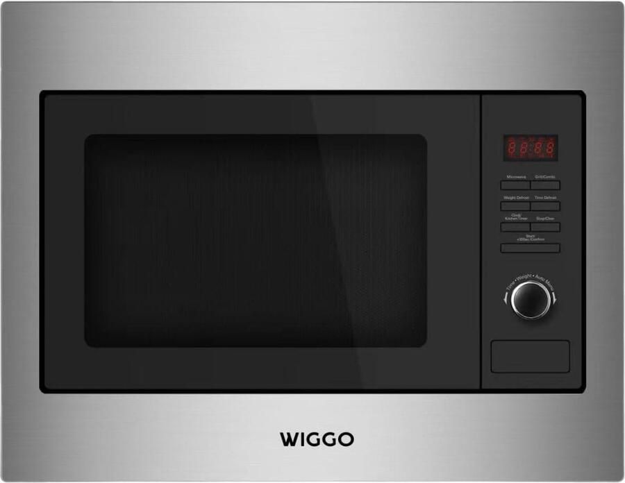 Inbouw Combi Magnetron Keukenapparaat Oven Snel Maaltijden Bereiden Met Grill Functie 46 cm Breed Roestvrijstaal