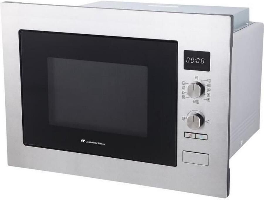 Inbouw combimagnetron 34 Liter RVS met Grillfunctie