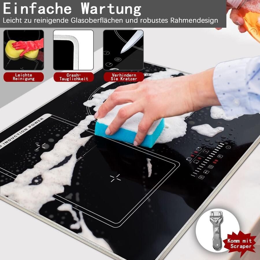 Inbouw Inductiekookplaat 3 Zones met Flexzone en Touchbediening