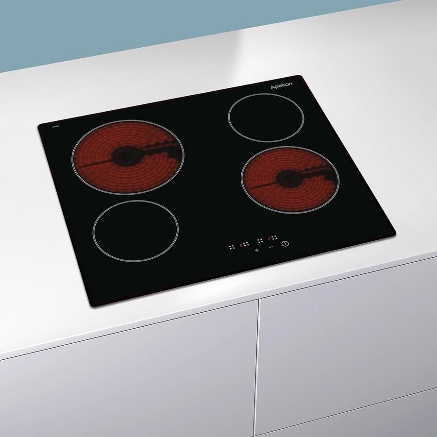 Inbouw Inductiekookplaat met 4 Zones en Veiligheidsvergrendeling Keramisch Glas