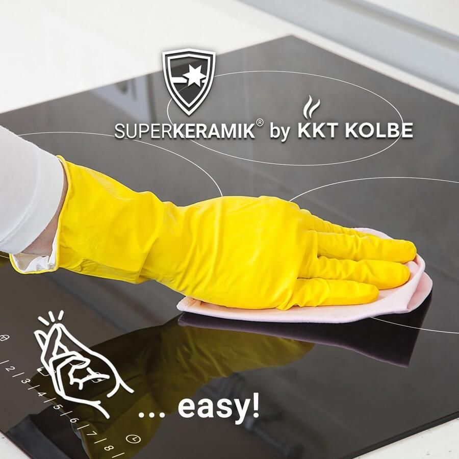 Inbouw Keramische Kookplaat 45 cm met 3 Zones en Touch Control
