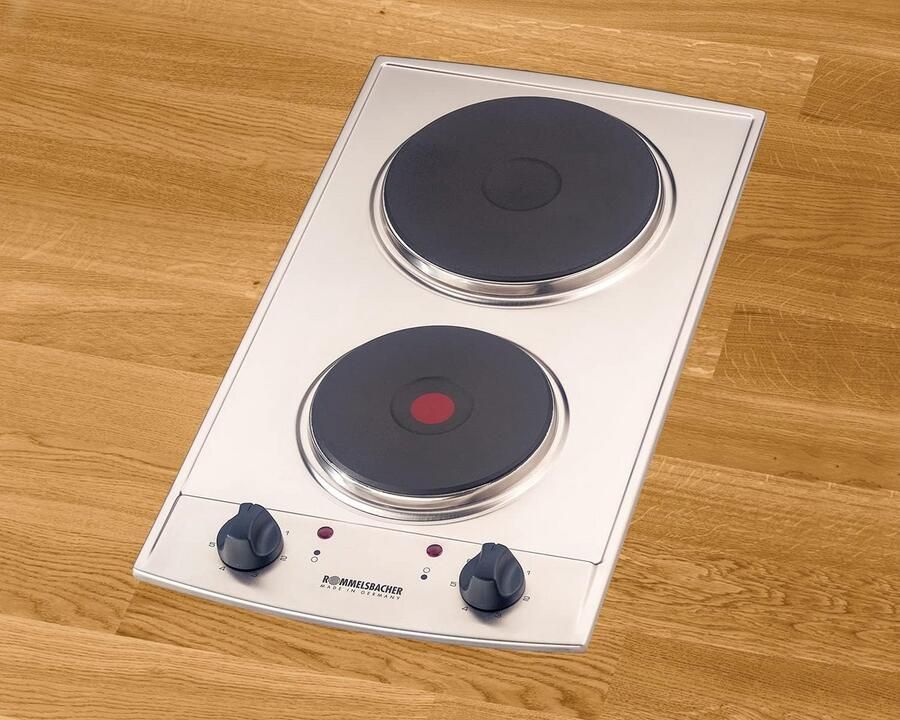 Inbouw Kookplaat Elektrische Kookplaat Koken Thuis Gietijzeren Platen 28.8 x 52.5 cm RVS