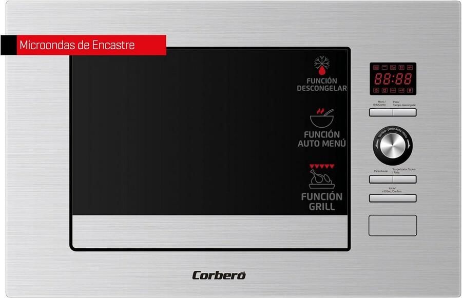 Inbouw Magnetron 20 Liter 800W Roestvrij Staal