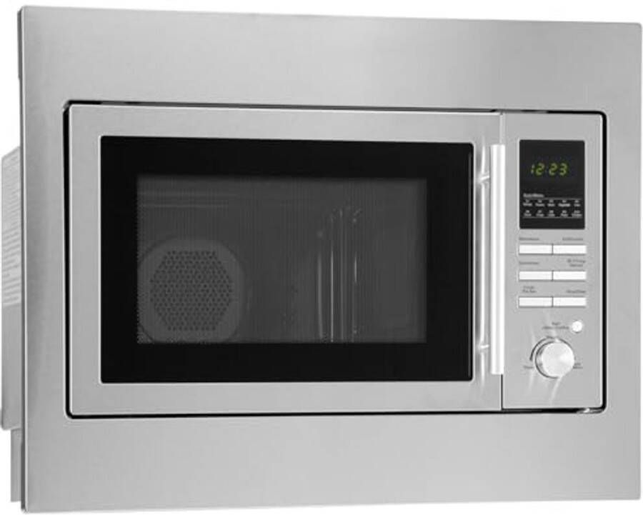Inbouw magnetron 3in1 met grill en convectie 25 liter 10 automatische programma's Roestvrij staal 900 watt