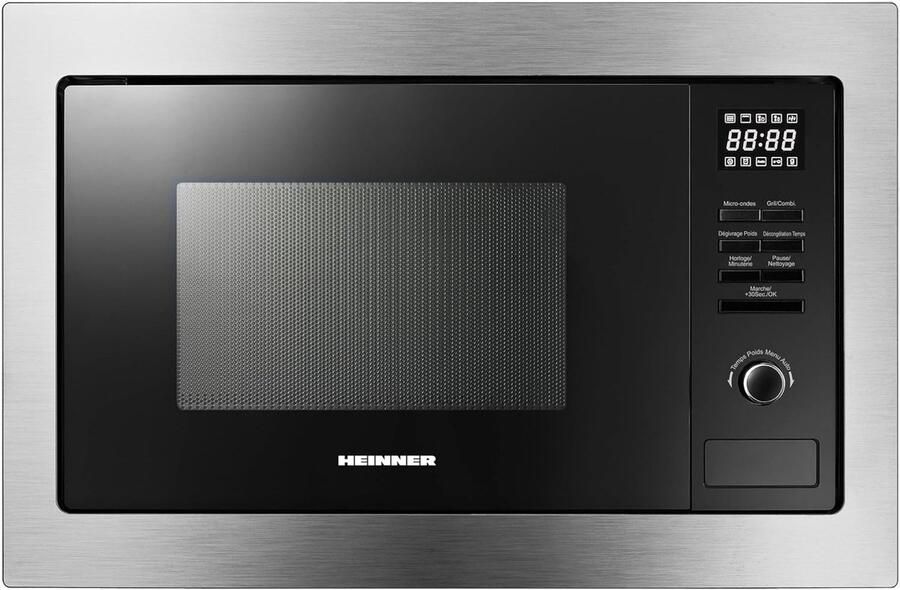 Inbouw Magnetron Compacte Oven Snel Eten Met Grillfunctie 25 Liter Capaciteit Roestvrij Staal