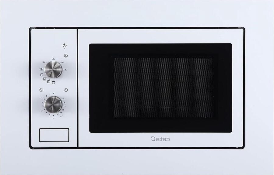Inbouw Magnetron Compacte Oven Snel Maaltijden Bereiden Mechanische Timer 20 Liter Wit