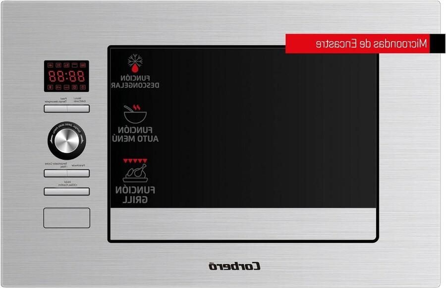 Inbouw Magnetron Compacte Oven Snel Eten 800 Watt Vermogen 20 Liter Roestvrij Staal