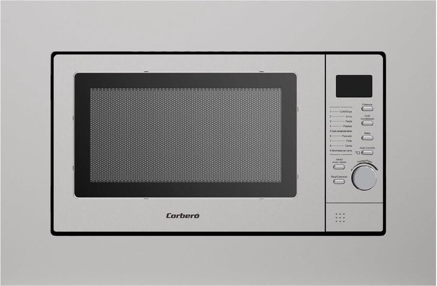 Inbouw Magnetron Keuken Oven Snel Eten Bereiden Met Grillfunctie 20 Liter Roestvrij Staal