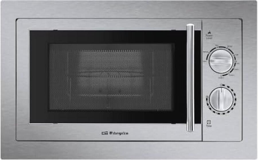 Inbouw magnetron met grill 20 liter 800W en 9 standen