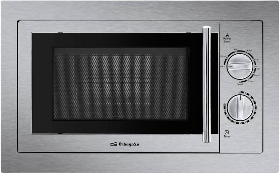 Inbouw magnetron met grill 20 liter 800W en 9 standen