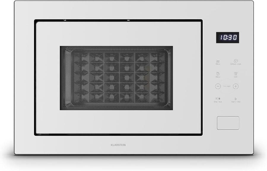 Inbouw Magnetron met Grillfunctie 25L 850W RVS Look Touch Control en 8 Programma's