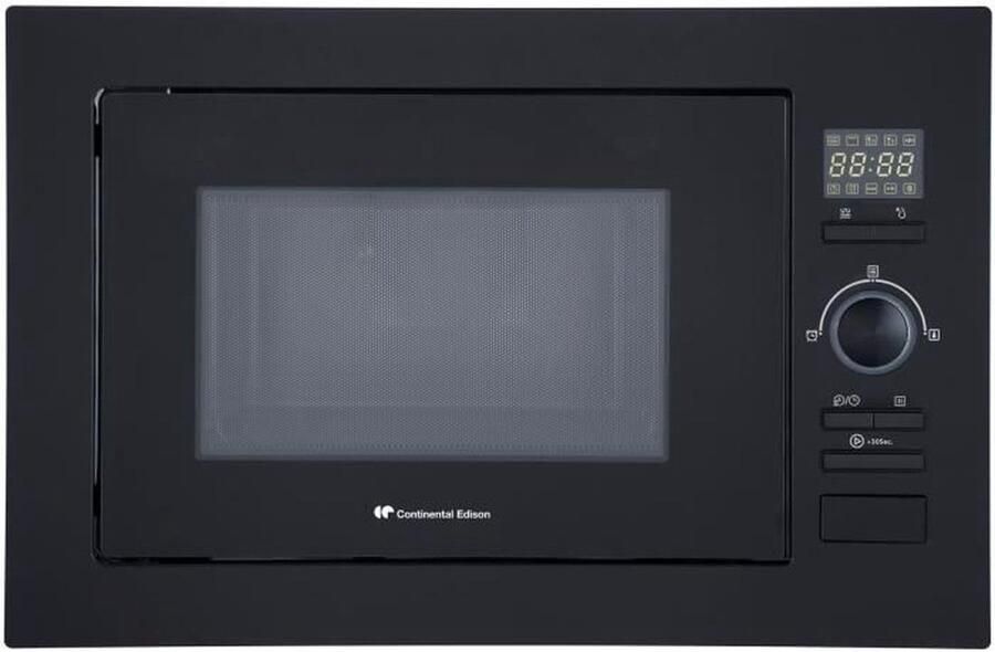 Inbouw magnetron Oven combi Snel eten bereiden Met grillfunctie 25 liter Zwart
