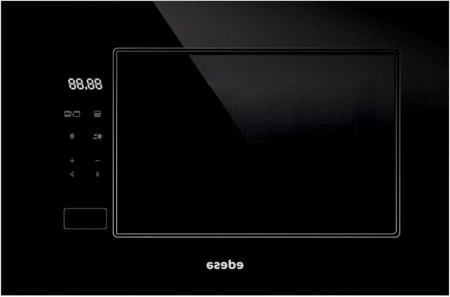 Inbouw Magnetron Oven Grilloven Snel Eten Bereiden Frameloos Design 20 liter Zwart