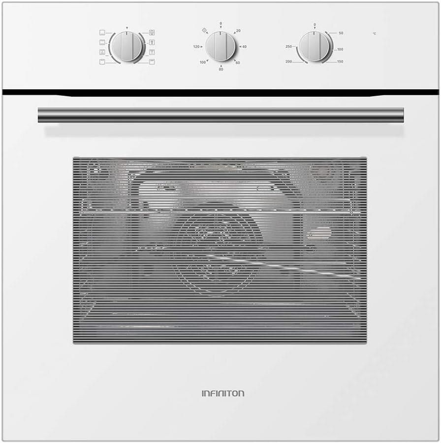 Inbouw Oven 70L met 8 Programma's Energieklasse A Oven met Drievoudige Beglazing