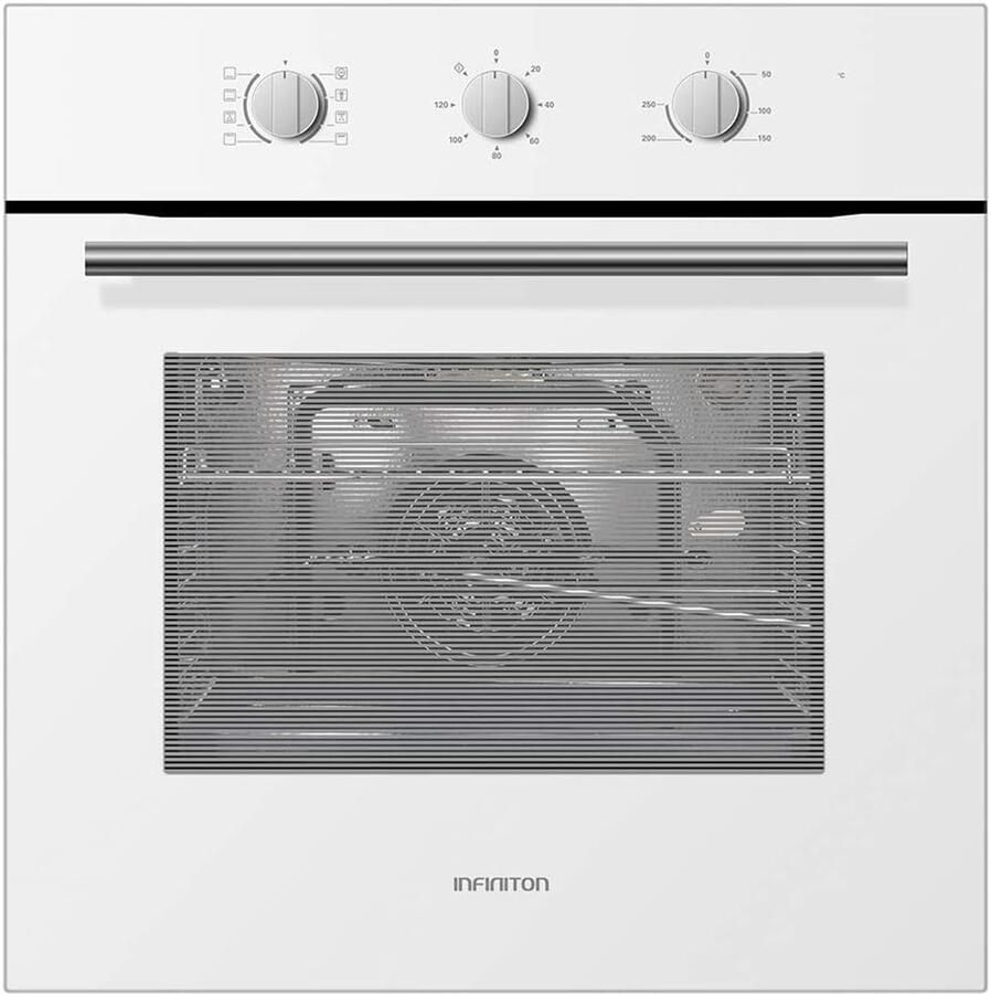 Inbouw Oven 70L met 8 Programma's Energieklasse A Oven met Drievoudige Beglazing