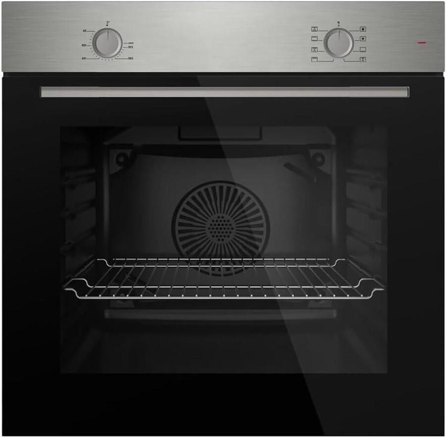 Inbouw Oven Heteluchtoven Keuken Koken Bakken 8 Functies 60 cm Roestvrijstaal