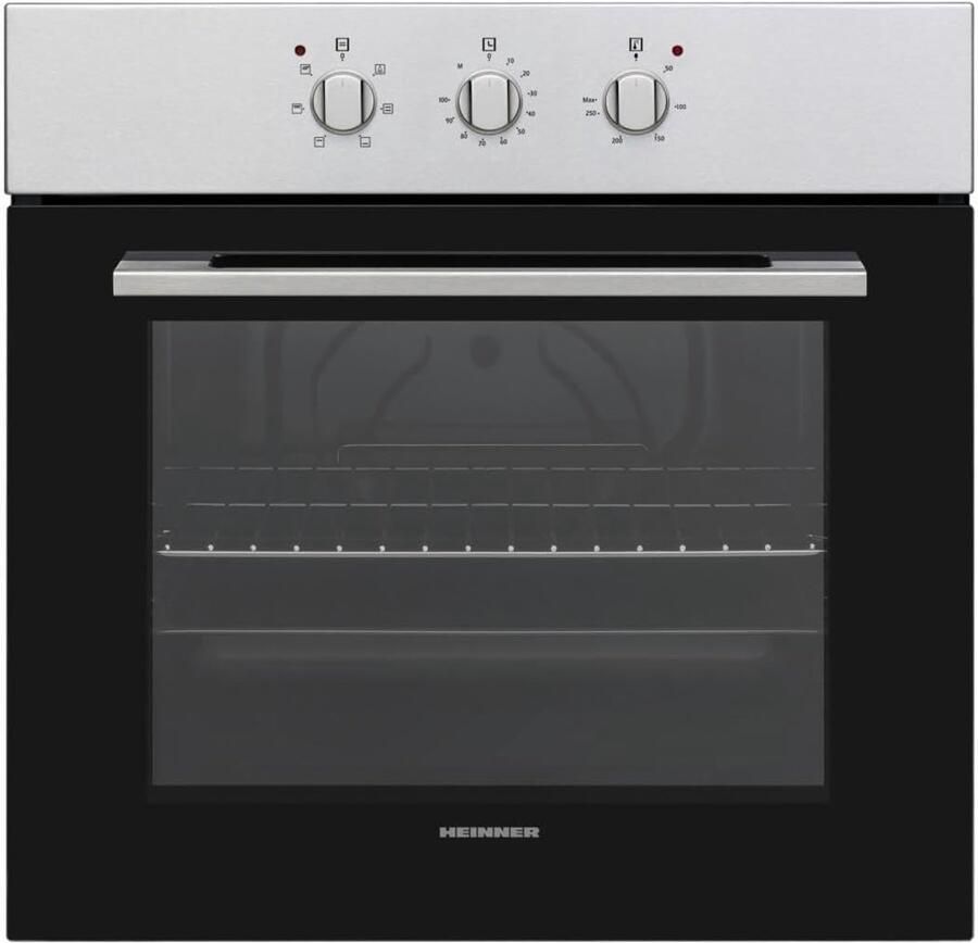 Inbouw Oven Keuken Oven Veelzijdig Koken 72 Liter Inhoud 59.5 x 59.5 cm Roestvrij Staal