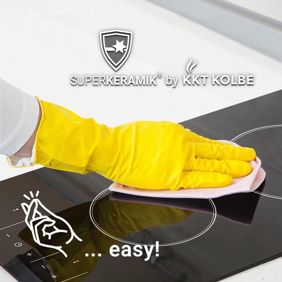 Inbouwkookplaat Keramisch 30 cm 2 Zones 3000W 9 Vermogensstanden