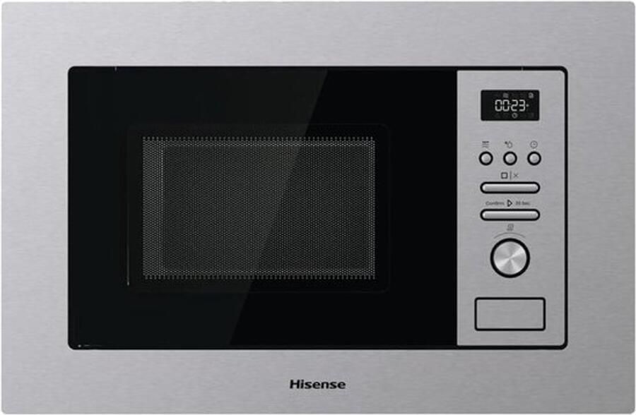 Inbouwmagnetron Oven-combimagnetron Snel eten bereiden 15 voorgeprogrammeerde programma's 38.8 cm hoog en 59.5 cm breed Roestvrij staal