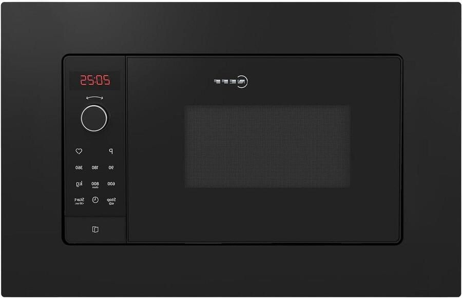 Inbouwmagnetron Zwart Magnetron Oven Snel Gerechten Opwarmen Easy Clean Zelfreiniging 20 Liter Zwart