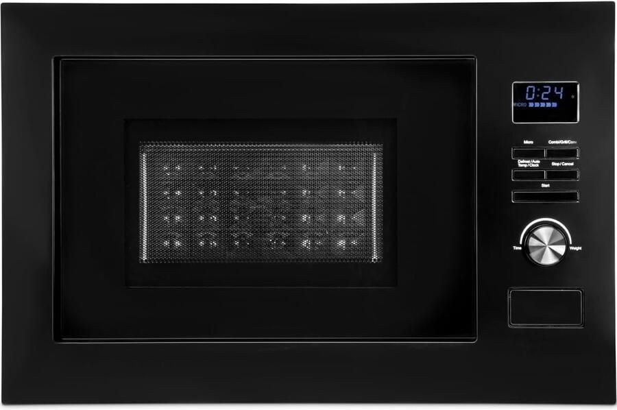 Oven met Grill Magnetron Oven Snel Eten Digitale Bediening 25 Liter Mat Zwart - Foto 2