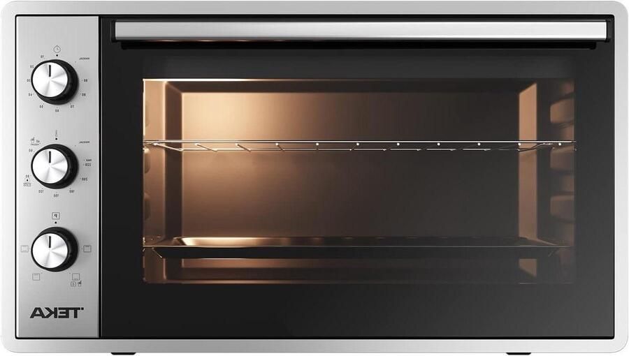 Compacte Oven Inbouwoven Keuken Thuis Koken Hydroclean Reiniging 42 Liter Capaciteit Grijs