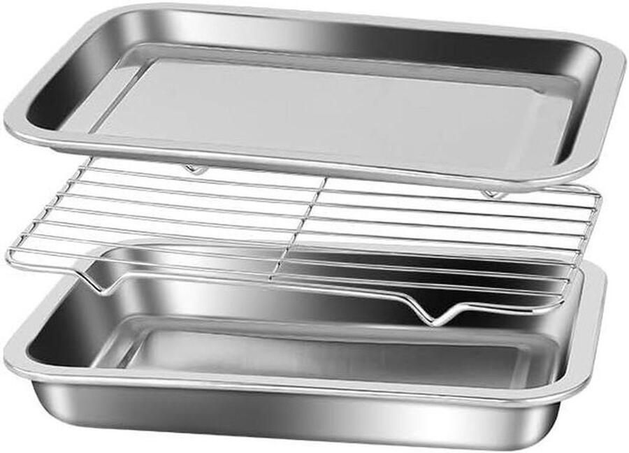 Inbouwoven Elektrisch Keuken Ovens Koken en Bakken Ruime Capaciteit 2940cc Zilver - Foto 1