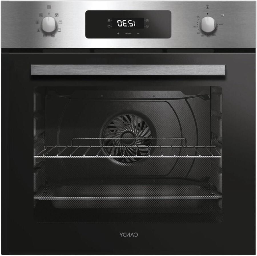 Inbouwoven Elektrische oven Thuis koken Ventilatie functie 65 liter Roestvrijstaal