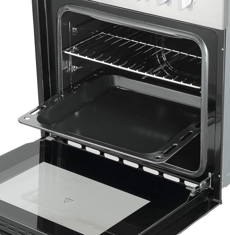 Inbouwoven met Keramische Kookplaat Set Energieklasse A Roestvrij Staal