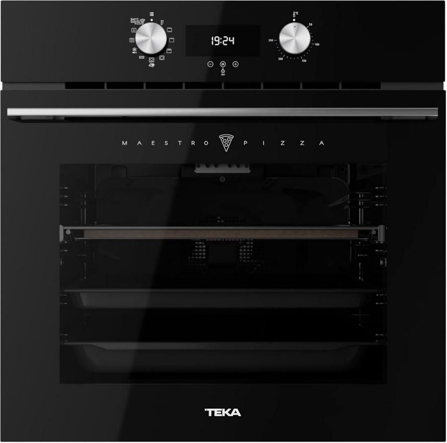 Inbouwoven met Pyrolyse Reiniging en 70 Liter Pizzafunctie