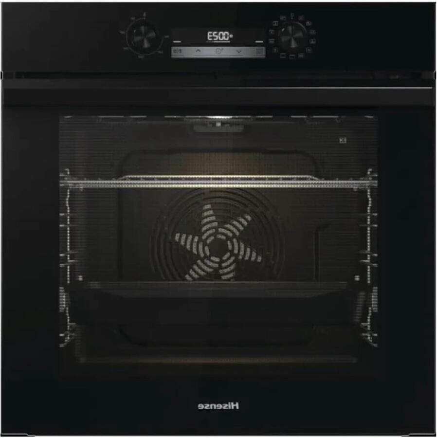 Inbouwoven Multifunctioneel Elektrische Oven Thuis Bakken Total View Volledig Zicht 77 liter Zwart