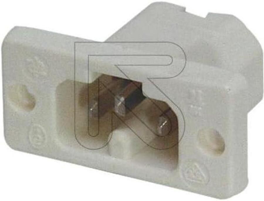 Inbouwstopcontact Wit Stopcontact Apparaten Aansluiten Hittebestendig 230V 10A Wit