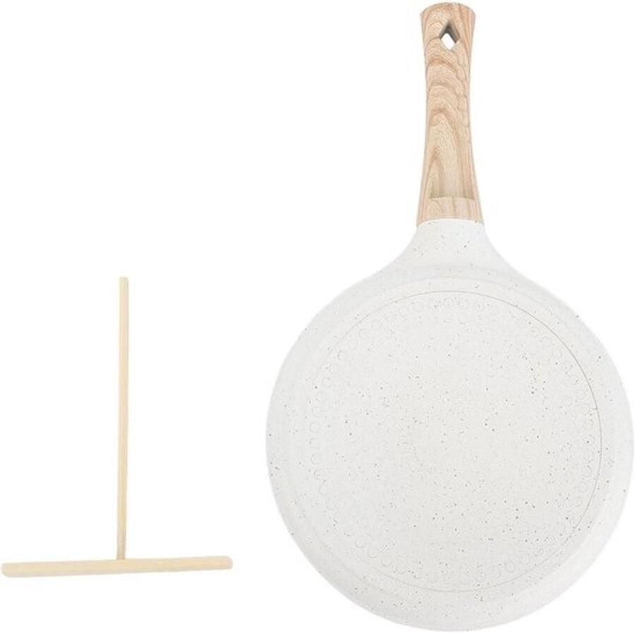 Indiase bakplaat Crêpepan platte koekenpan Voor pannenkoeken bakken Antiaanbaklaag Niet gespecificeerd Zwart