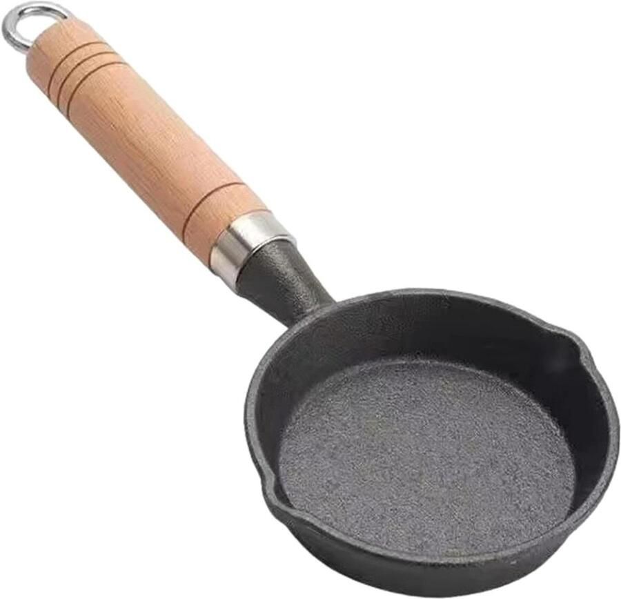 Individuele koekenpan Kleine pan Veelzijdig koken Antiaanbaklaag 11 x 3 cm Meerkleurig