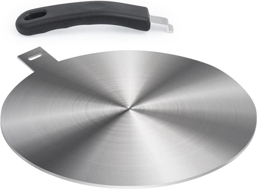 Inductie Adapter 24 cm voor Koffiepannen en Keukengerei op RVS Inductiekookplaten Geschikt voor Koken en Verwarmen