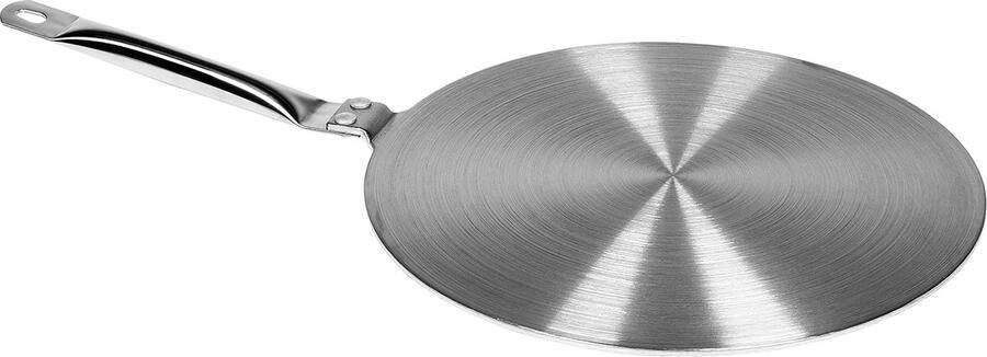 Inductie Adapter Plaat Converter Koken Op Inductie Universeel Geschikt 23.5cm Diameter Zilverkleurig