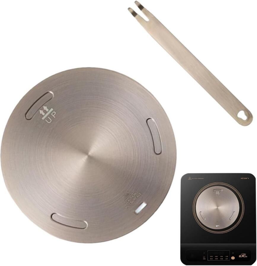 Inductie Adapter Plaat Kookplaat Diffuser 16 20 24 28cm 3-Laags Systeem voor Gelijke Warmteverdeling