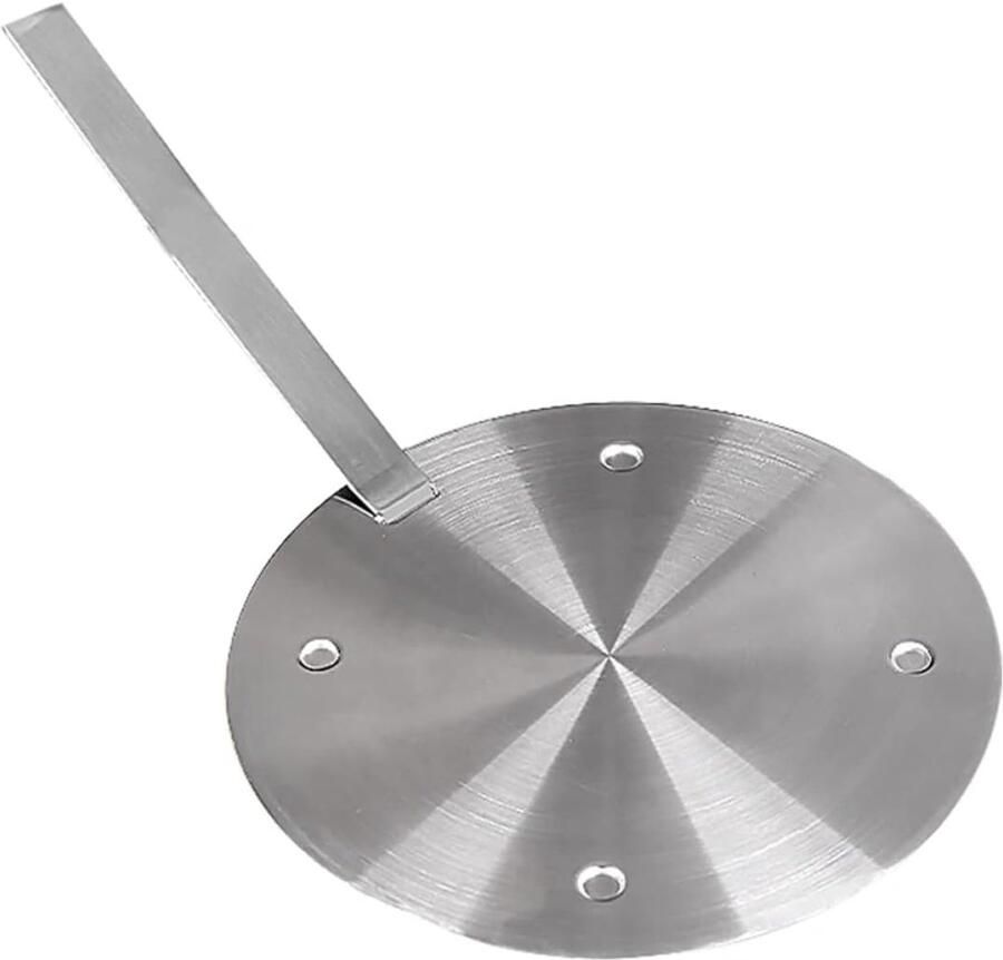 Inductie Adapter Plaat Warmte Verspreider Koken Op Inductie Universeel Bruikbaar 20x20cm Zilver
