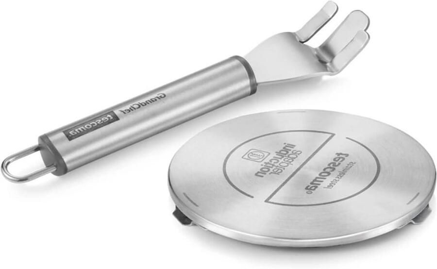 Inductie Adapter Plaque Koken op Inductie Energiebesparend 12 cm Diameter Zilver - Foto 1