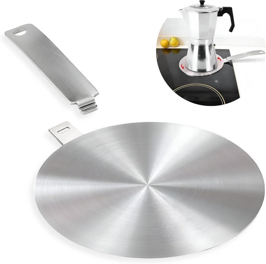 Inductie Adapter voor Koffiezetapparaat Warmteverdeler voor Alle Kookplaten