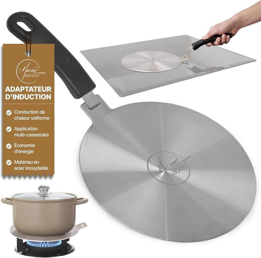 Inductie Adapter voor Kookplaat Geschikt voor Alle Pannen