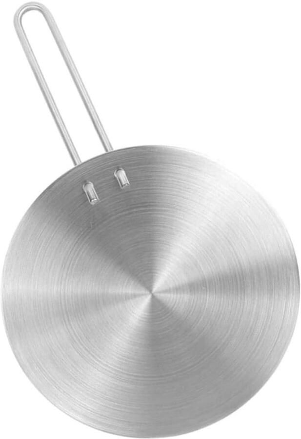 Inductie Adapterplaat Kookplaat Converter Gelijkmatig Verwarmen Roestvrij Staal 34x21.5x0.3cm Zilver
