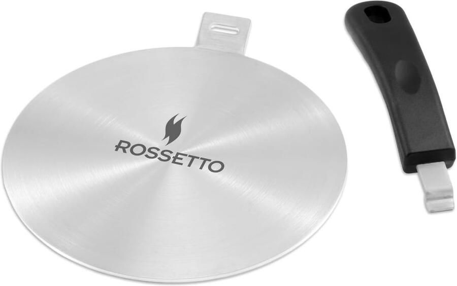 Inductie-adapterplaat Roestvrij staal Afneembare handgreep Warmteverdeler Voor Koffiezetapparaten