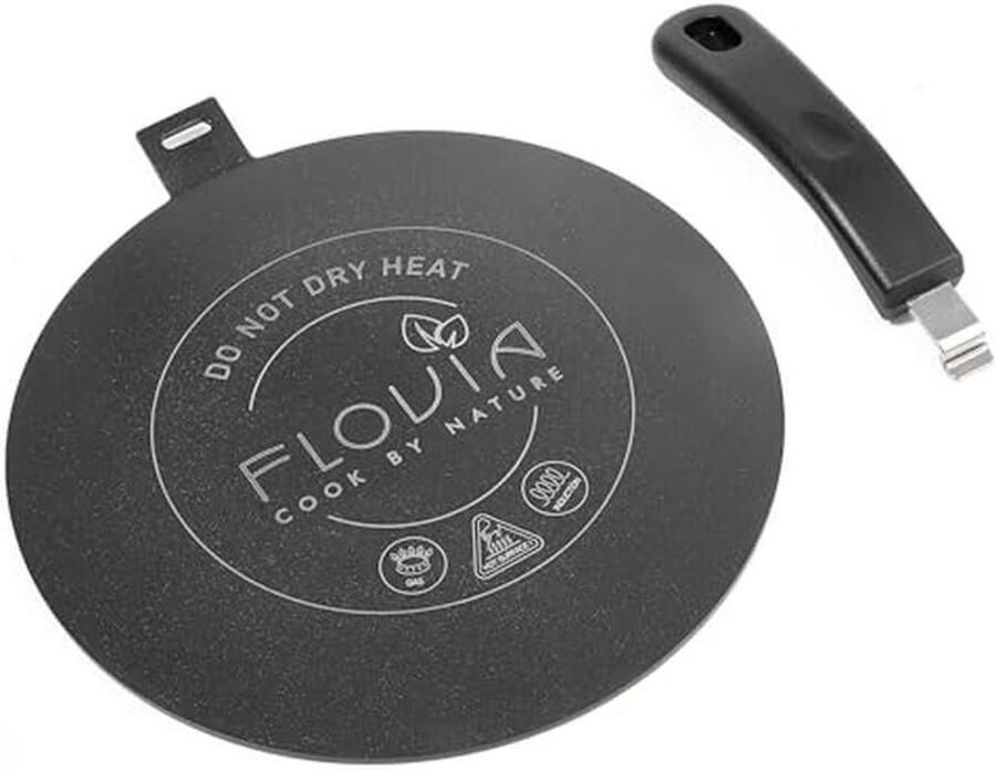 Inductie-adapterplaat voor niet-inductieve pannen warmteverspreider voor gas- en elektrische fornuizen 24 cm