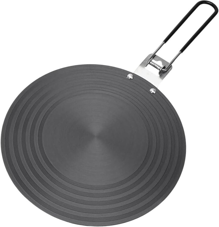 Inductie Kookplaat Adapter Warmtegeleidingsplaat Panomvormer Koken op Inductie Inclusief Handvat 945 Inch Meerkleurig