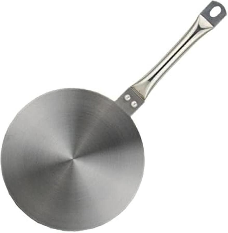 Inductie Adapterplaat Warmteverdeler Kookplaat Pannen Gebruiken Universeel Geschikt Ø 20 cm Zilver