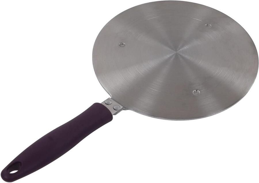 Inductie Adapterplaat Warmteverdeler Plaat Koken met Inductie Corrosiebestendig Ontwerp 22 cm Zilver